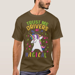 Cute Driver Gifts A Magical Gift Dabbing Unicorn P T-Shirt