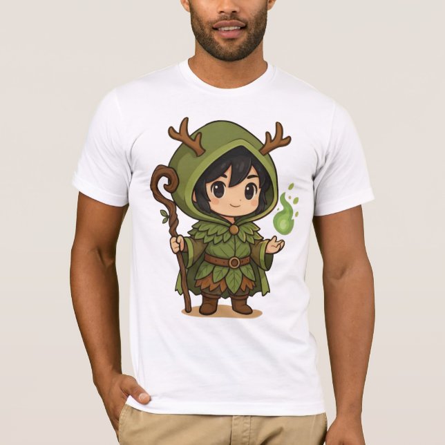 Cute Druid Bella+Canvas T-Shirt (Front)