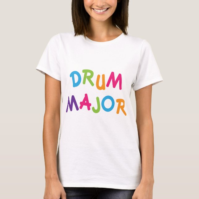 Cute Drum Major Toon T-Shirt (Front)