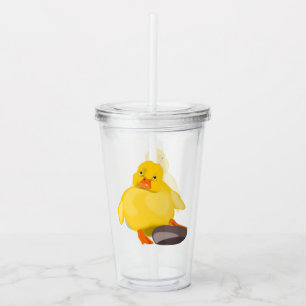 Cute Duck Acrylic Tumbler