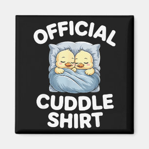 Cute Duck Couple Snuggle Cuddle  Magnet