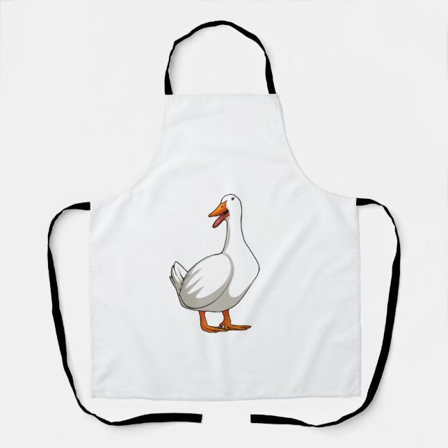 Cute Duck Design Men Waterfowl Bird Pet Duck Lover Apron (Front)