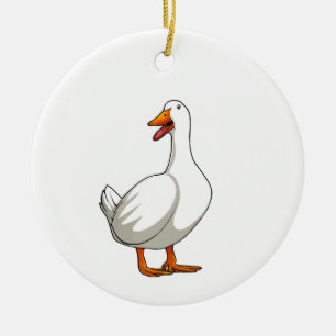 Cute Duck Design Men Waterfowl Bird Pet Duck Lover Ceramic Tree Decoration