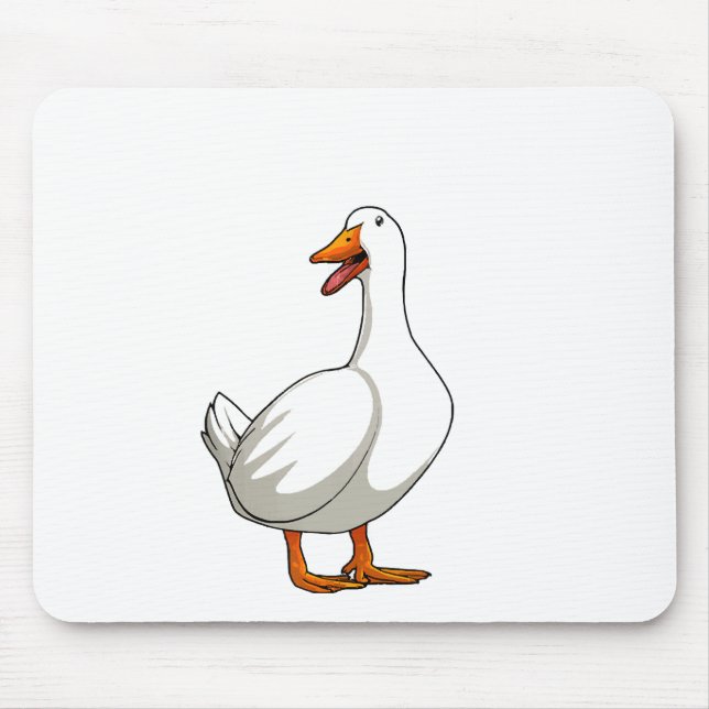 Cute Duck Design Men Waterfowl Bird Pet Duck Lover Mouse Pad (Front)