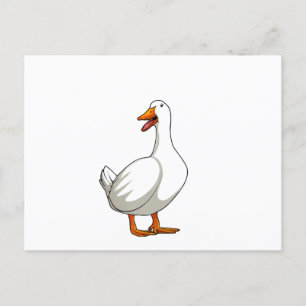 Cute Duck Design Men Waterfowl Bird Pet Duck Lover Postcard