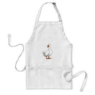 Cute Duck Design Men Waterfowl Bird Pet Duck Lover Standard Apron