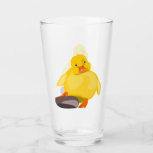 Cute Duck Glass
