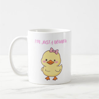 Cute Duck I'm Just A Nounou Shirt, Funny Duck Love Coffee Mug
