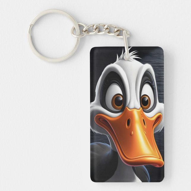 Cute duck. key ring (Front)
