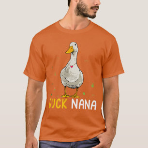 Cute Duck Nana For Women Mama Grandma Ducks Mother T-Shirt