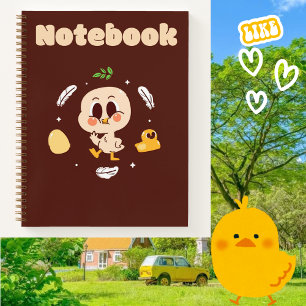 Cute duck 💛✨🐤 notebook