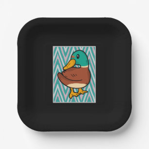 Cute Duck  Paper Plate