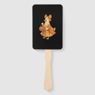 Cute Duck Patchwork Halloween Party Hand Fan