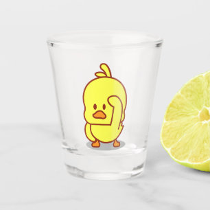 Cute Duck Rubber Duckling Animal Lover Gift Shot Glass