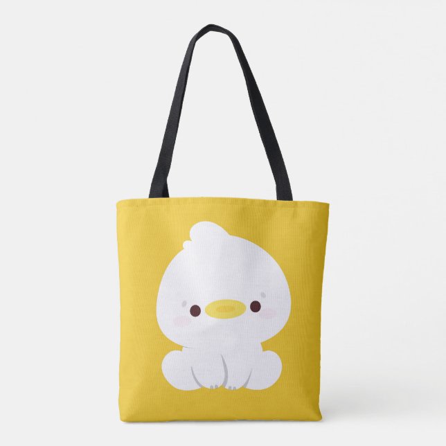Cute Duck Tote Bag (Back)