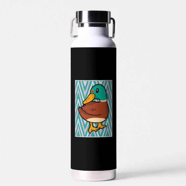 Cute Duck Water Bottle (Front)