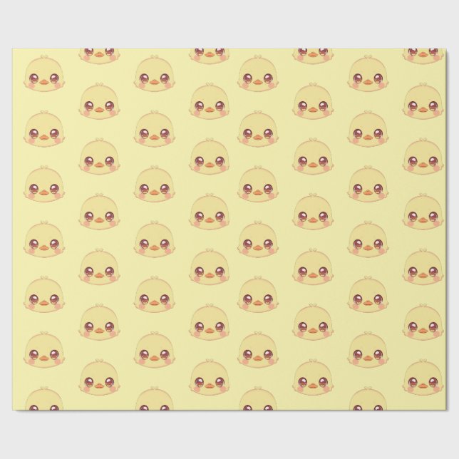 Cute Duck  Wrapping Paper (Seam)