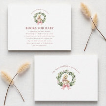 Cute Duckling Baby Shower Book Request 