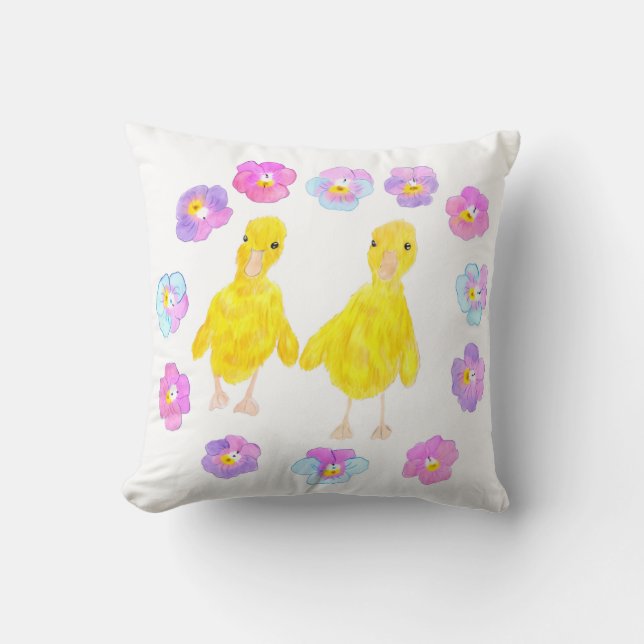 Cute Duckling Cushion (Front)