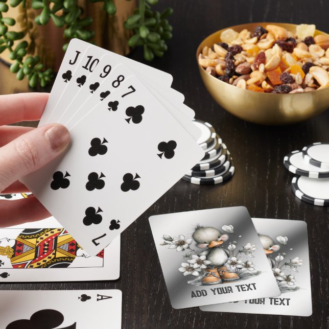 Cute Ducky Playing Cards (In Situ)