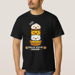 Cute Dumpling Squad Funny Food Lover T-Shirt