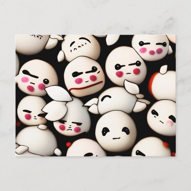 Cute Dumplings Postcard (Front)