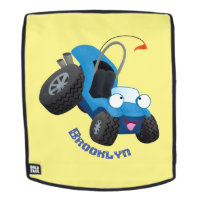 Cute dune buggy off road vehicle cartoon