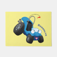 Cute dune buggy off road vehicle cartoon