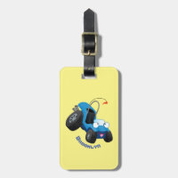 Cute dune buggy off road vehicle cartoon