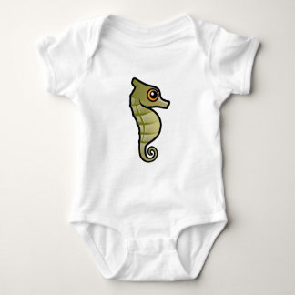Cute Dwarf Seahorse Baby Bodysuit