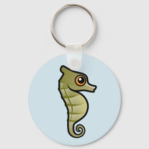 Cute Dwarf Seahorse Key Ring