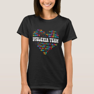Cute Dyslexia Team Appreciation Week back to schoo T-Shirt