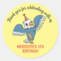 Cute Eagle Bird Party Animal Kids Birthday Party