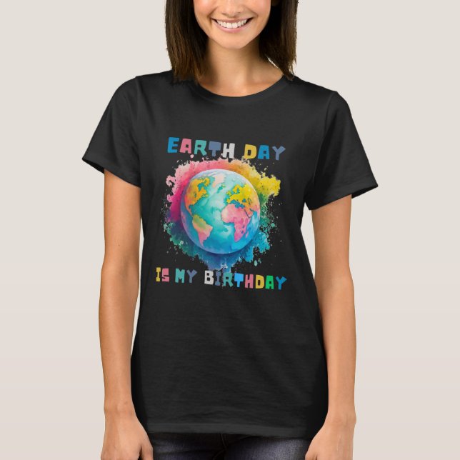 Cute Earth Day  T-Shirt (Front)