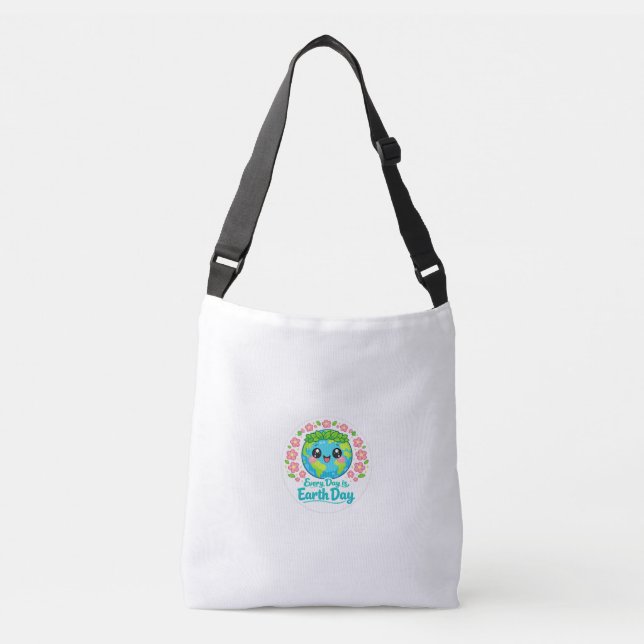 Cute Earth Day Tote Bag (Front)
