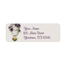Cute Easter Balloon Return Address Labels