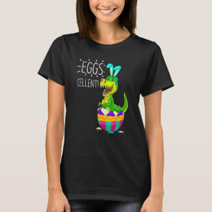 Cute Easter Basket Stuffers Egg Bunny Rex Eggs Cel T-Shirt