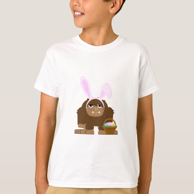 Cute Easter Bigfoot T-Shirt (Front)