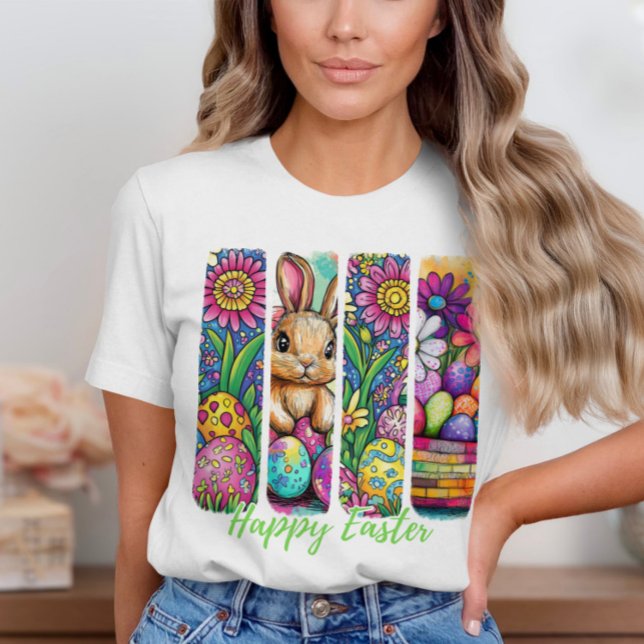 Cute Easter Brushstroke Women's T-Shirt  (Creator Uploaded)