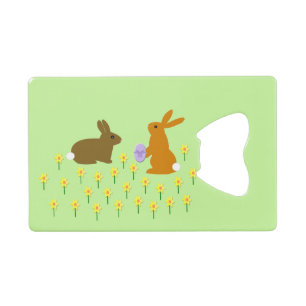 Cute Easter Bunnies and Daffodils Custom