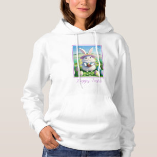 Cute Easter Bunny 01 Hoodie