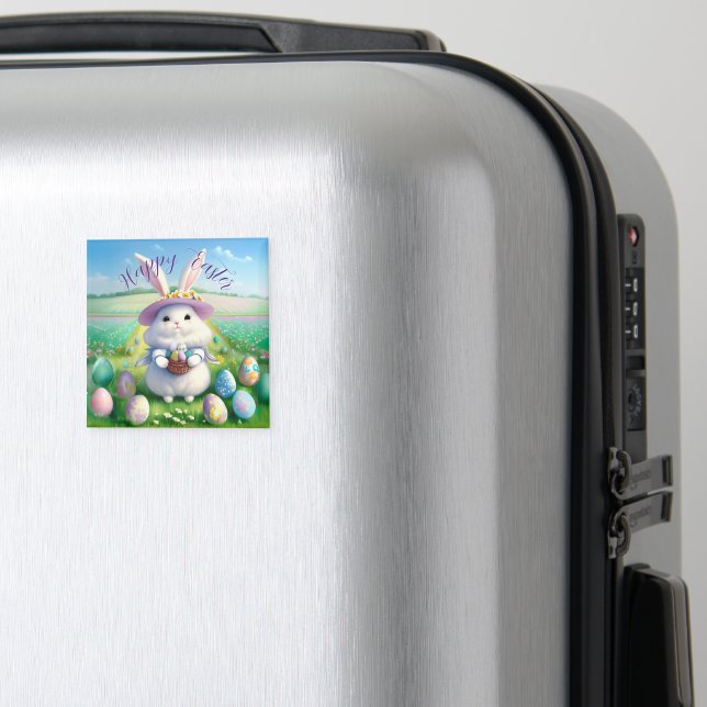 Cute Easter Bunny 01 Magnet (In Situ (Luggage))
