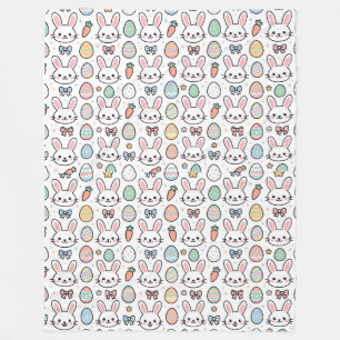 Cute Easter Bunny Baby Blanket