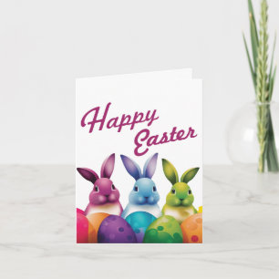 Cute Easter Bunny Card
