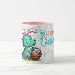 Cute, Easter bunny dinosaur Mug