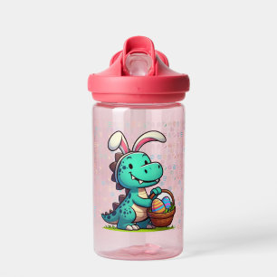 Cute, Easter bunny dinosaur Water Bottle