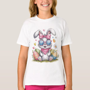 Cute Easter Bunny Hipster Bunny T-Shirt