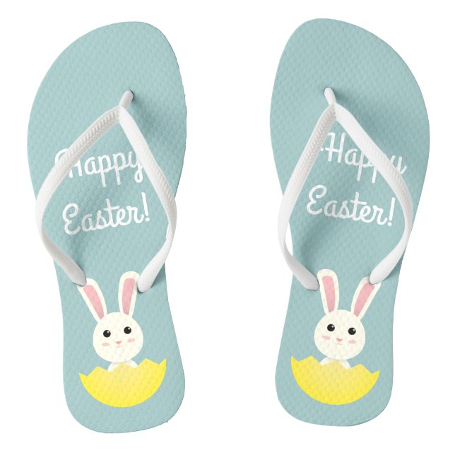 Cute Easter Bunny I Jandals (Footbed)