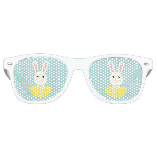 Cute Easter Bunny I Retro Sunglasses