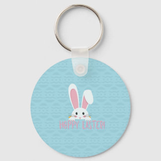 Cute Easter Bunny Keychain